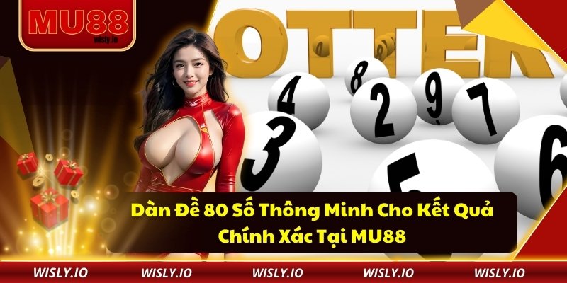 Dàn Đề 80 Số Thông Minh Cho Kết Quả Chính Xác Tại MU88 Dàn đề 80 số