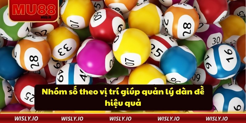 Dàn Đề 80 Số Thông Minh Cho Kết Quả Chính Xác Tại MU88 Nhóm số theo vị trí giúp quản lý dàn đề hiệu quả